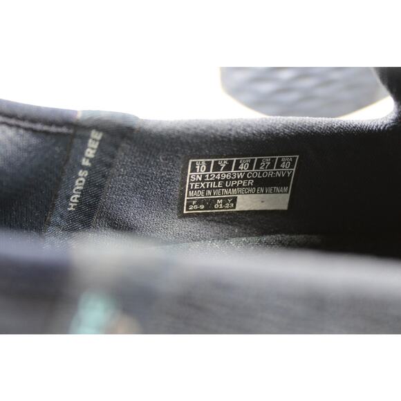 Skechers Go Walk Flex Womens 10W Wide Navy Blue Slip-Ins Running Shoes 124963 - Picture 6 of 6